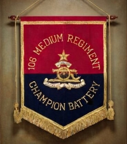 106 MEDIUM REGIMENT WALL BANNER