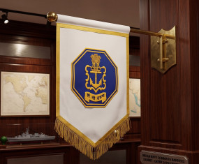 NAVY WALL BANNER